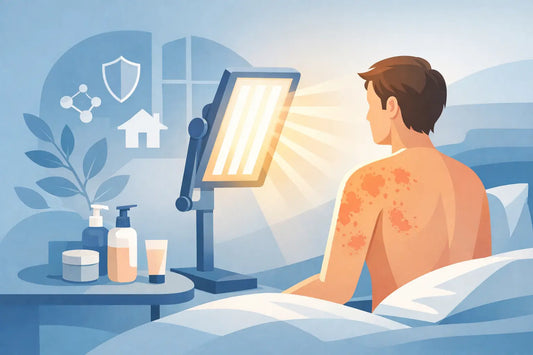 Thuisbehandeling psoriasis met lamp uitgelegd
