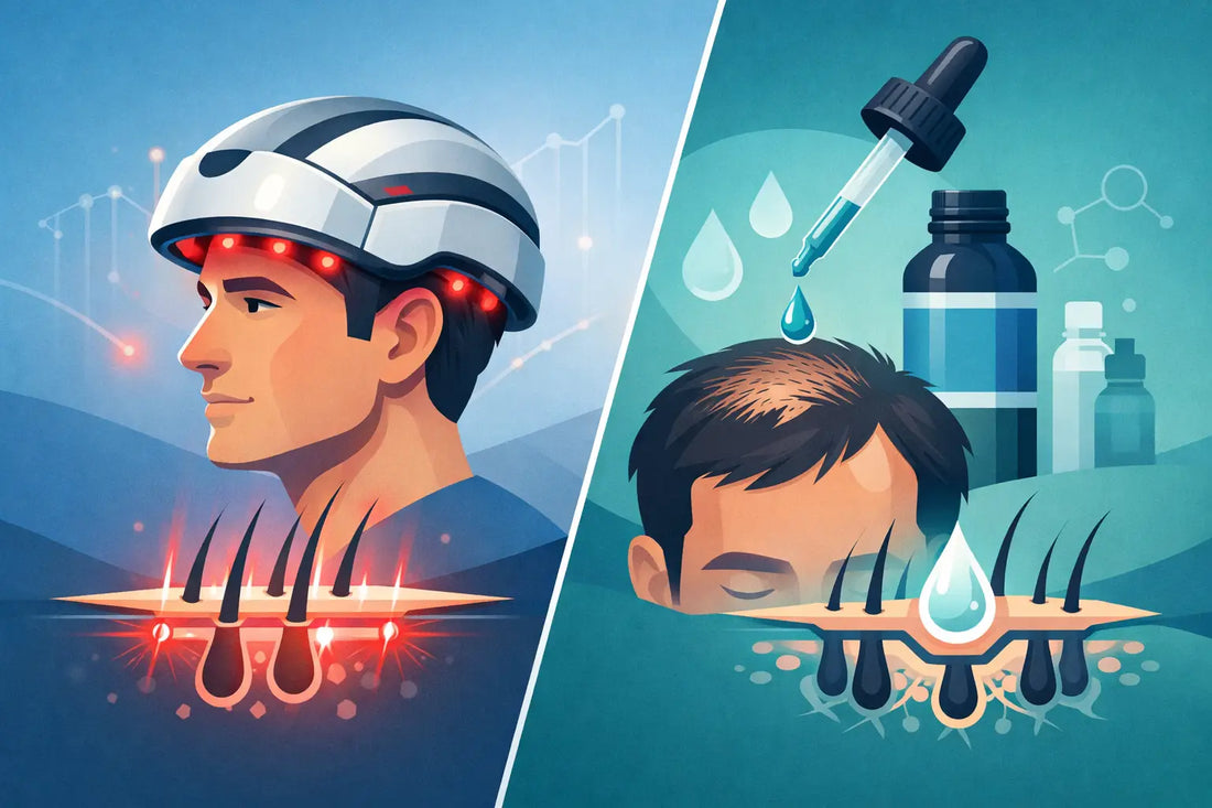 Laser helm versus minoxidil: wat werkt?