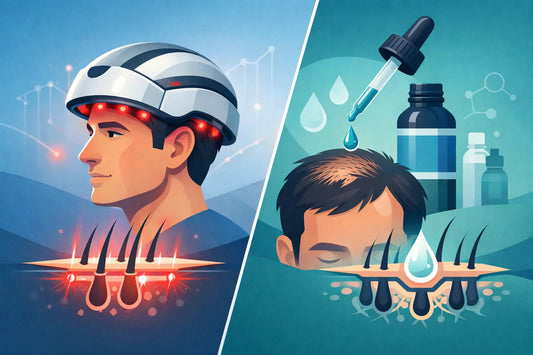 Laser helm versus minoxidil: wat werkt?