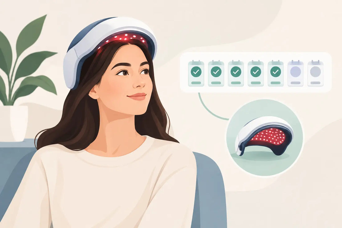 Haargroeihelm: gebruiksduur per week uitgelegd
