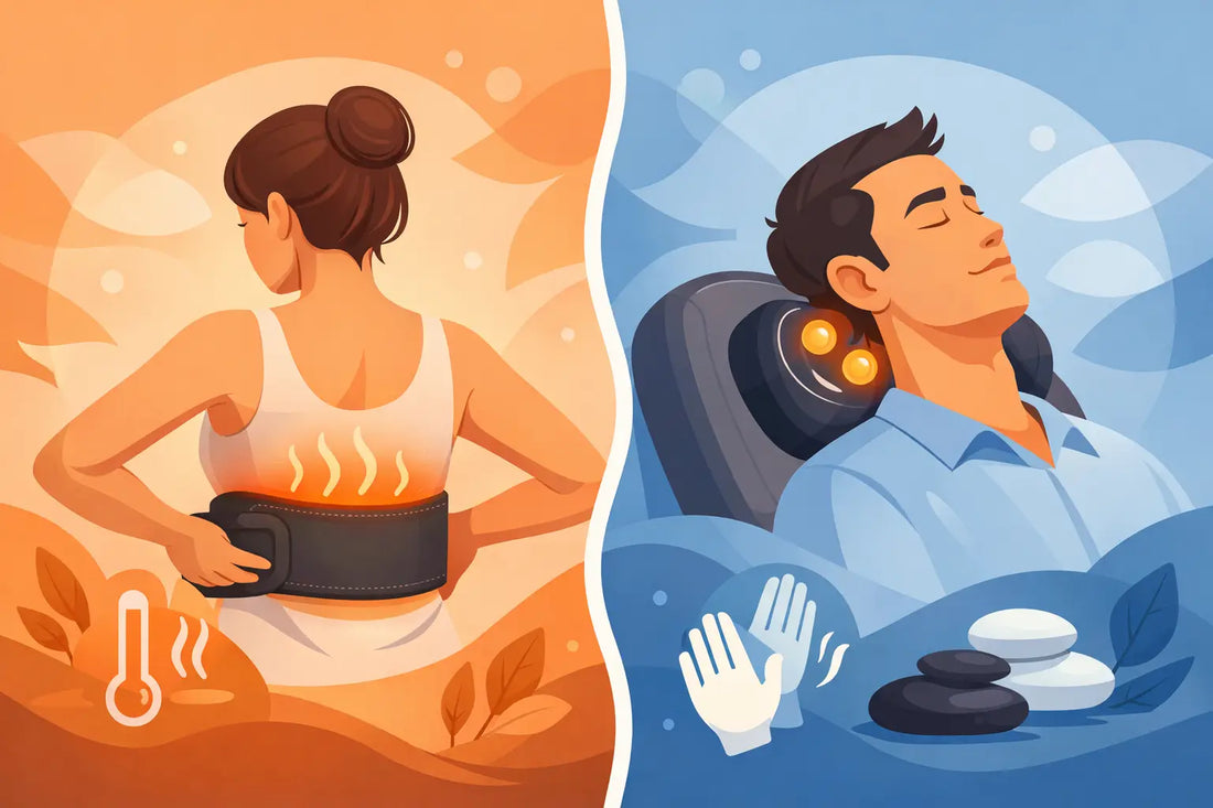 Warmtebrace versus massagekussen: herstel