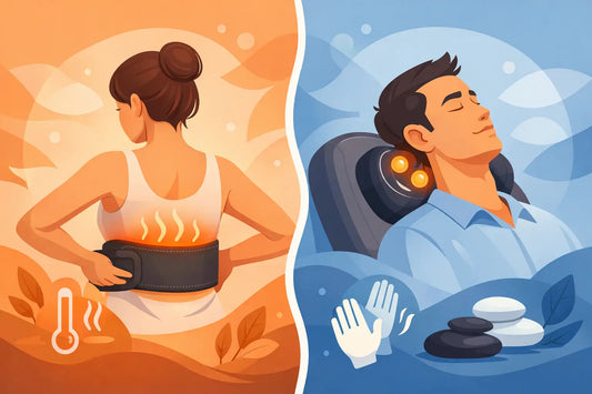 Warmtebrace versus massagekussen: herstel