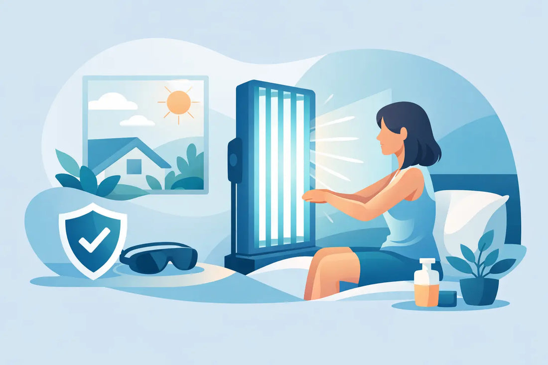 Is UVB lichttherapie veilig thuis?