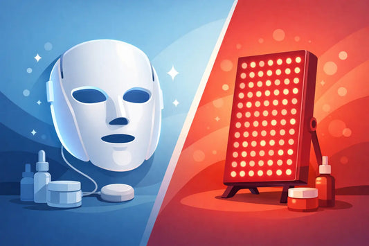 Led gezichtsmasker of roodlichtpaneel?