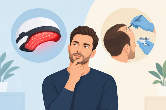 Laserhelm versus haartransplantatie: wat past?