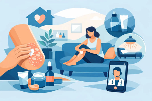 Psoriasis thuisbehandeling praktijkvoorbeeld