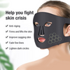 LED Gezichtsmasker Zwart – Red Light Therapy – Glow & Anti-Aging