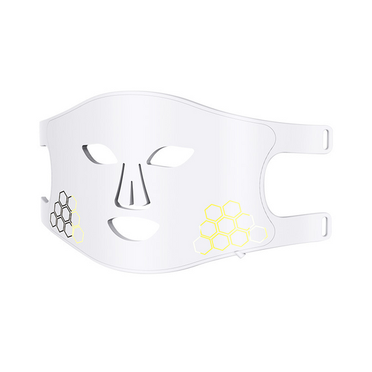 Bodyvitallab LED Gezichtsmasker Wit – Red Light Therapy – Glow & Anti-Aging
