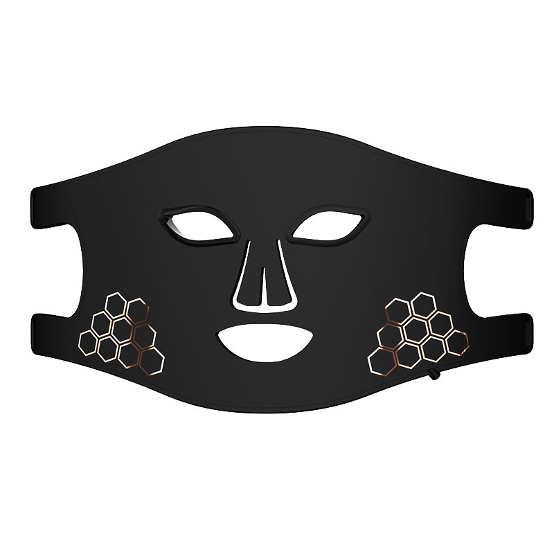 LED Gezichtsmasker Zwart – Red Light Therapy – Glow & Anti-Aging