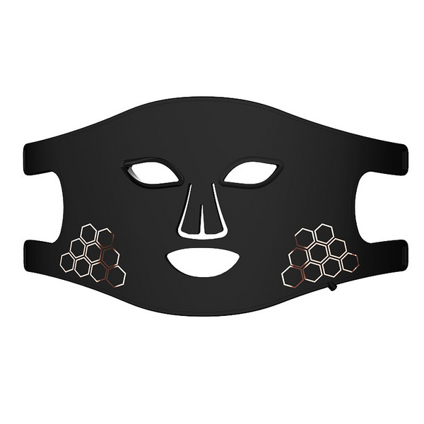LED Gezichtsmasker Zwart – Red Light Therapy – Glow & Anti-Aging
