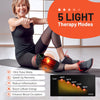 BodyVitalLab RED LIGHT THERAPY™ Kniebrace – 44 LED Rood Licht (660nm + 850nm) – Warmte & Vibratiemassage – Draadloos – Voor Herstel, Comfort & Blessurepreventie