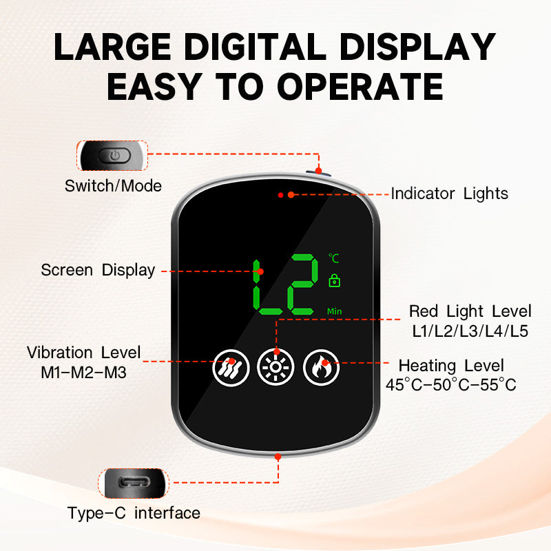 Red Light Therapy Schouder Pad met Accu – Vermindert Spierpijn & Stijfheid