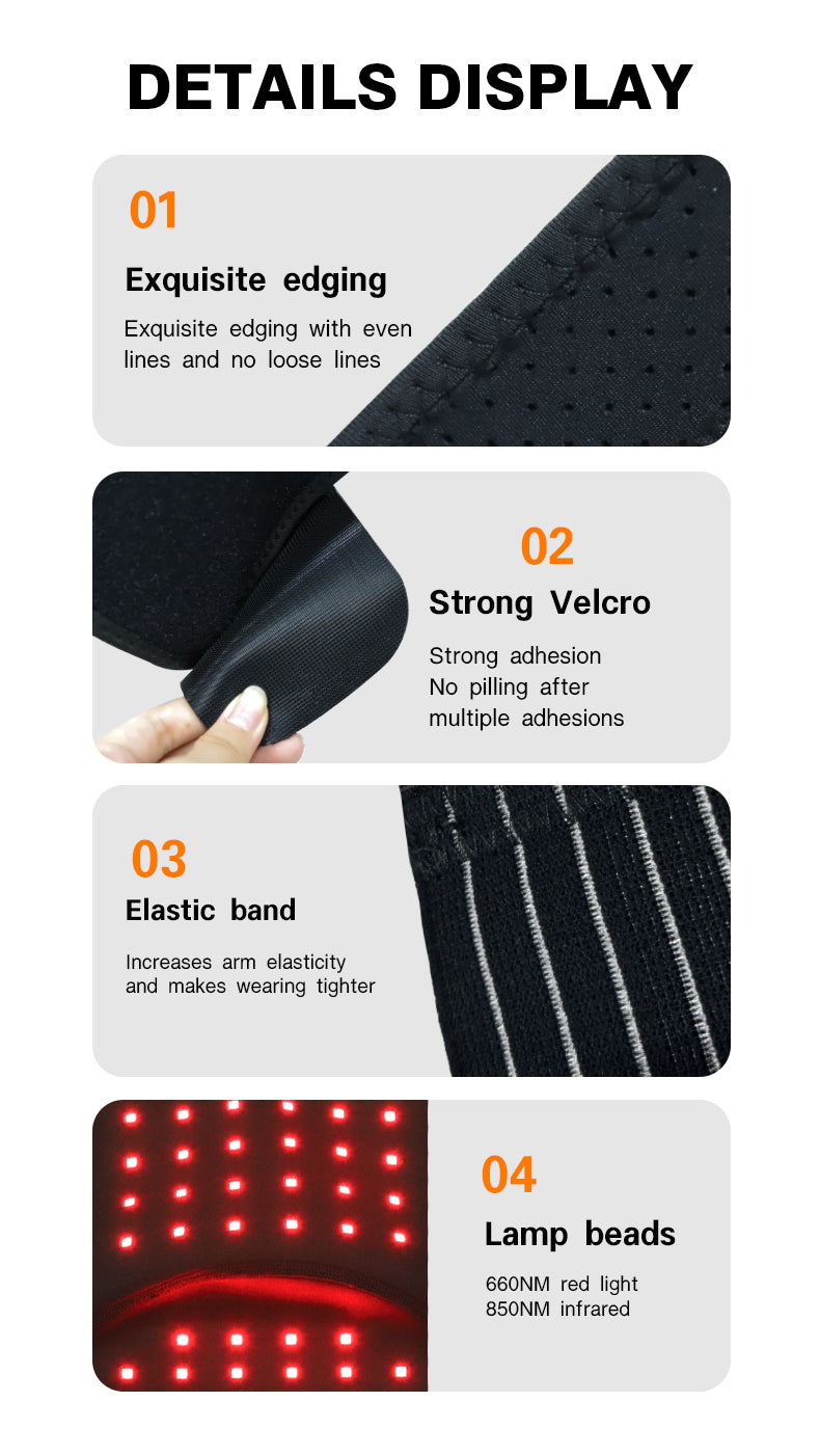 Red Light Therapy Schouder Pad met Accu – Vermindert Spierpijn & Stijfheid